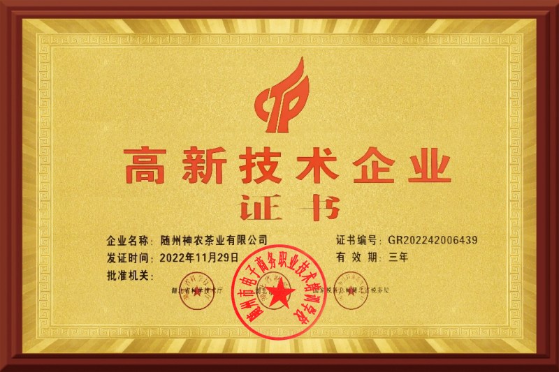 國家高新技術(shù)企業(yè)
